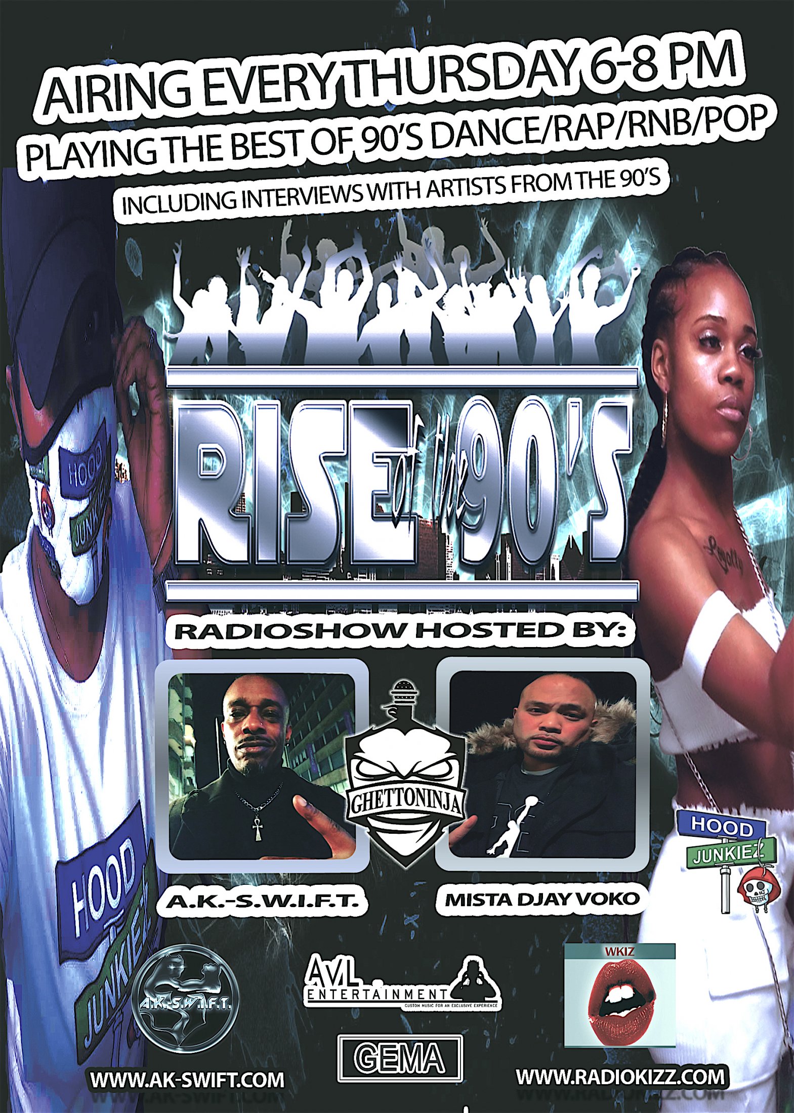 A.K and Voko Rise of the 90s Radioshow 2021
